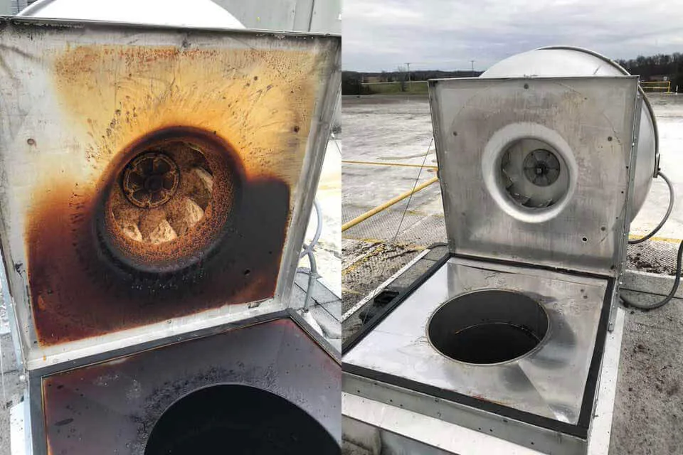 Sacramento restaurant kitchen hood cleaning service by Best Hood Cleaning
